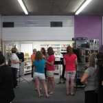 Lots of folks check out the grand opening