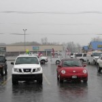 Folks turned out in the rain for all the great deals Folks turned out in the rain for all the great deals