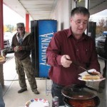Petit Jean Hot Dog with chili