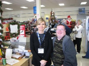 Lisa and Brian take time out for a picture