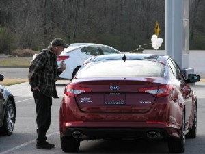 The Kia Optima is great looking car