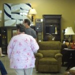 Doors open and folks look for some great deals (Handheld) Doors open and folks look for some great deals