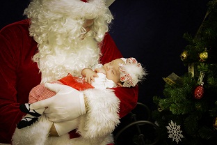 Santa at Ozarka College