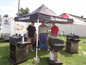 Holland Grill Days (left to right Holland Rep, David Churchman and Wayne with Ace Hardware)