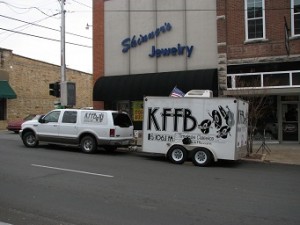 KFFB 106.1 on Location at the Last Remote at Skinners in Downtown Batesville