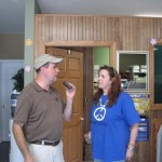 Bob and Brenda (First Service Bank) talk about the Homecoming