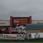 KFFB 106.1 fm on Location at Hipp Modern Builders