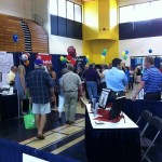 Lots of folks at White County Business Expo