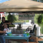 Shake you Hair Feathers with Wyndis Salon at the Cave City Watermelon Fest