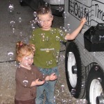 They love the bubbles