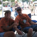 Time for the Annual Picture with Rita and Allen Landers at the 2011 Cave City Watermelon Festival