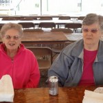 A Break from the rain with pop corn and a Pepsi