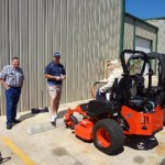 Even a State Rep takes a ride on a Bad Boy Mower