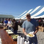 The First in Line for Catfish served up By Steve and the guys at John 316