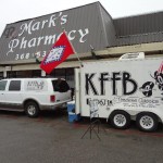 KFFB 106.1 on Location at Bread of Life Book Store and Marks Pharmacy in Melbourne August 17