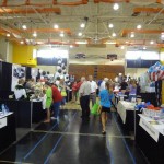 Lots of vendors get ready for the Expo