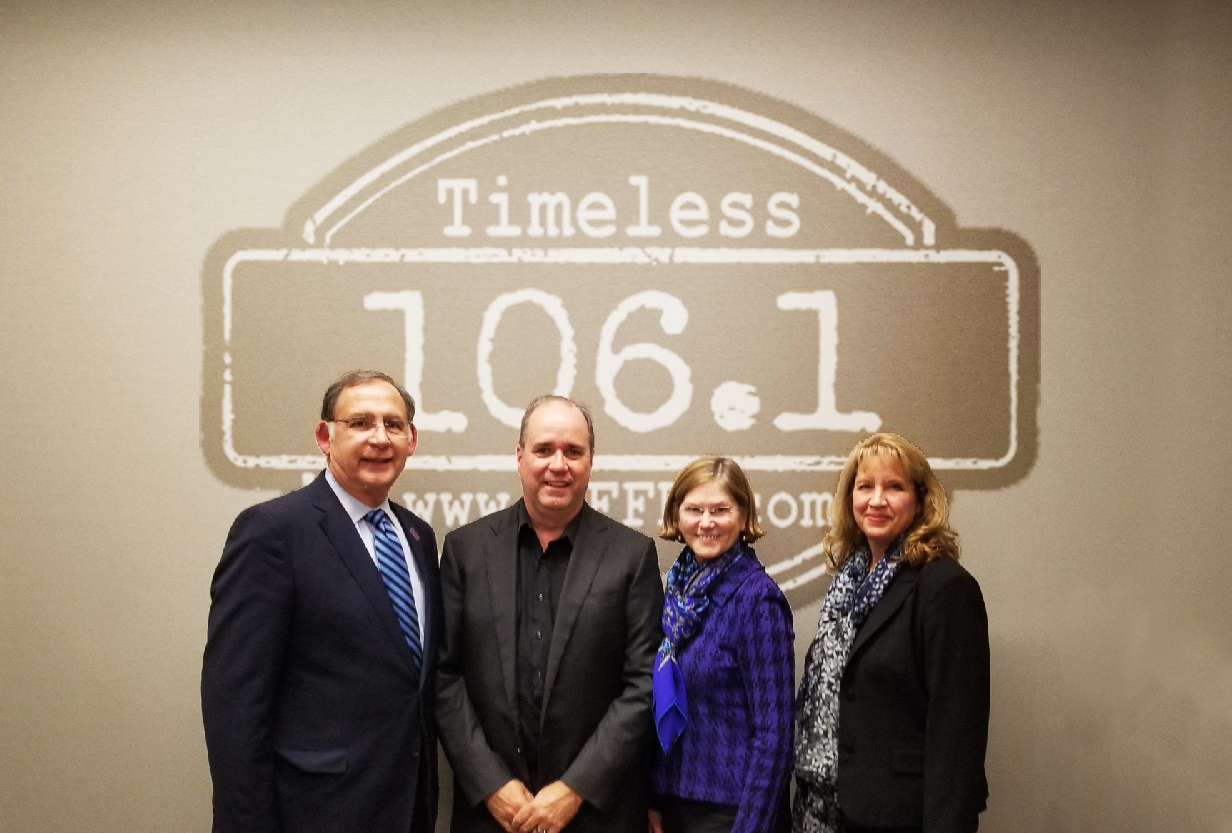 Senator John Boozman, Bob Connell, Colonel (Retired) Anita Deason, Colonel (Retired) Karen Lloyd.