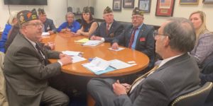 Boozman met on Tuesday, March 5 with Arkansas VFW members in his Washington office